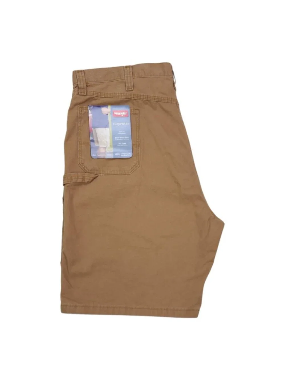 Wrangler Carpenter Loose Fit Shorts Sz 44 100% Cotton Natural Waist Tech Pocket